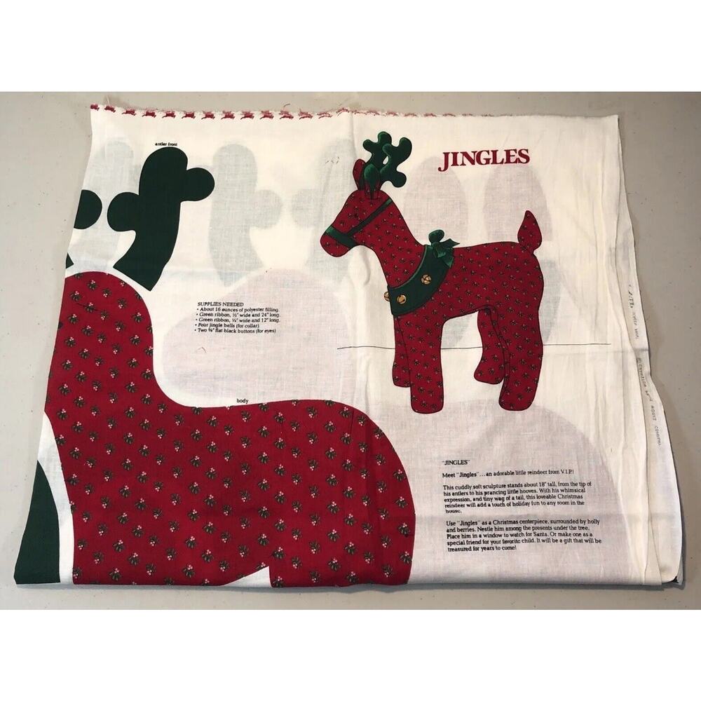 (2) Christmas By Cranston & Spring Print Works Jingles & Country Angel